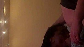 Homemade Ebony Amateur Oral Tease