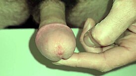 Frenulum Edging Builds to Explosive Cum Release Close-Up