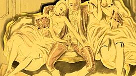 vintage hairy beaver spreads in erotic retro pose