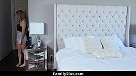 i'm the horny young stepdaughter sucking stepdad's cock behind stepmom's back to get fucked hard... familyslut!