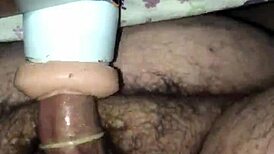 fuck yeah watch this hairy fleshlight get wrecked by throbbing cock!
