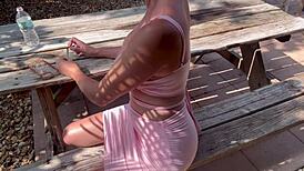 Italian Big Tits Milf Artemisia Love Flaunts Perfect Body Outdoor in Florida Smoke Fetish