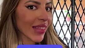 Petite blonde latina shakes natural tits in sloppy pov blowjob and rimjob