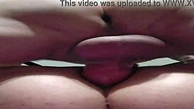 curvy couple fucks swollen puffy pussy lips after pumping her up