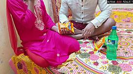 Desi step-sister surrenders to intense indian family fuck in hindi dialogue