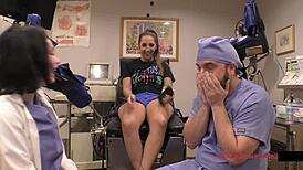 stefania mafra tests orgasms with toys in latex nurse fetish