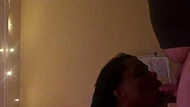 Homemade Ebony Amateur Oral Tease