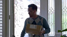 A Little 18+ Family Secret Involves Shaved Pussy Lick and Hardcore Ride Painfully