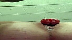 curvy couple fucks swollen puffy pussy lips after pumping her up