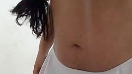 I bounce on huge dildo front and back screaming when orgasm hits hard!