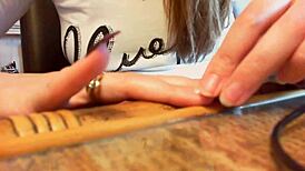 ohh unghie lunghhe sexy mani mi rilassano con asmr vibes...