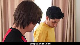 skipping school for sis swap orgy turns boring day hardcore! 🔥👯‍♀️