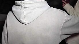 Busty girlfriend squirts wildly after rough house party pounding by friend