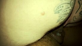 pregnant albino wife nine months squirts wildly on black lover's huge cock