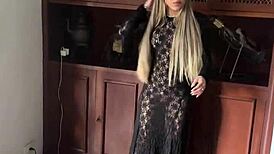 Petite blonde latina shakes natural tits in sloppy pov blowjob and rimjob