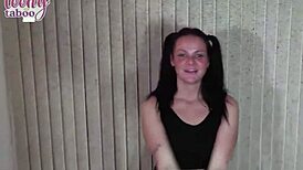 kinky daisy garcia tempts in cheerleader lingerie before brogan pounds her wet pussy