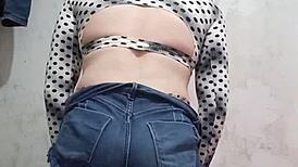 Latina Transsexual Crossdresser Twerks Short Shorts Ass Fetish Solo Tease