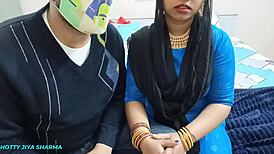 Rough Indian stepmom takes hardest wife pounding ever!