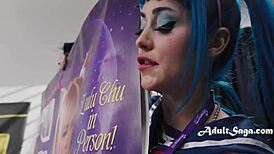 cosplay futa glory hole orgy with jewelz blu, lulu chu, codi vore 😈👅