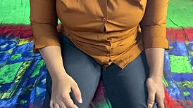 boss fucks squirting indian office girl with dirty hindi moans