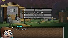 alex drops to her knees for a massive gloryhole suck in hornycraft