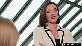 Adorable brunette stefany kyler and lia lin deepthroat jason luvs monster bbc in interracial ffm cowgirl doggystyle