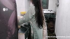 Real Sexy Indian Bhabhi Kitchen Sex Doggystyle Bent Over Anal Creampie Rough Devar Cum In Mouth Hindi