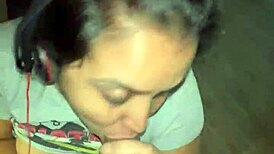 she gets busted facial cumshot on tits during homework