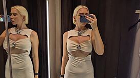 oops tryin these sexy clothes in public fittin room exposed 😳👙