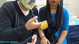 Rough Indian stepmom takes hardest wife pounding ever!