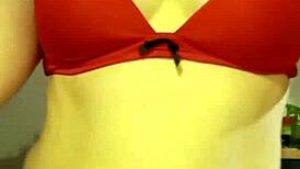 Whoa, check these red and white big tits bouncing... horny natural amateurs live! 💦