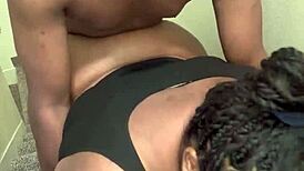 BBW Housewife Slammed While Cleaning!