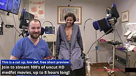 Rebel wyatt spreads tattooed pussy in latex gloves backstage