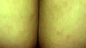 Mature thong slips aside for sneaky deep ass pounding