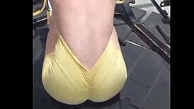 nicole medallo sweats at the gym building that hot latina body to please guys doggystyle