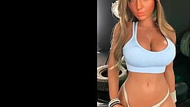 This Blonde Hottie Fuck Doll Delivers Amazing Pussy And Tit Sex Action
