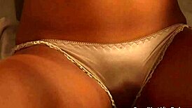 dominant mistress gropes kisses busty big-boobed lesbian slave into submission bondage play