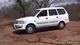 Rough African Threesome Teaches Interracial Fuck Basics!