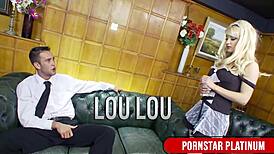 Slutty Maid Lou Lou's Huge Tits Bounced by Boss Kai Taylor