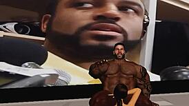 pussy boys line up for hunk duane brown. he rams them deep and raw.