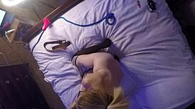 hidden cam catches mossimo and roxy's big cock toy interview