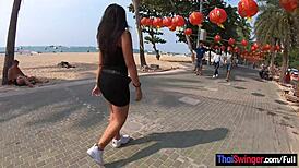 Big ass Thai teen craves tourist's monster cock