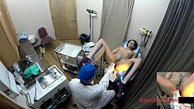 Rebel wyatt spreads tattooed pussy in latex gloves backstage