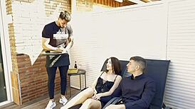 muscular bbc bodybuilder double penetrates latina milf teen mary rock rough cum swallow