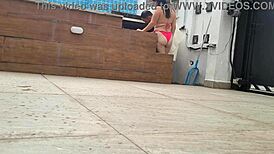 watching my sexy latina housewife ride bareback big cock moans deepthroat doggystyle cuckold rough