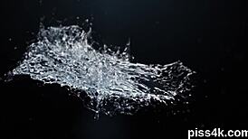 Bizarre Garage Lesbians Splash Wet Vaginas with Piss