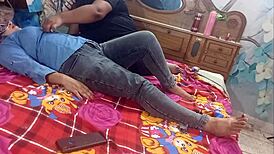 Busty Bangladeshi babe gets wildly fucked in restaurant orgy