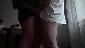 i spank her ass passionately she farts we cum together tickling