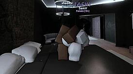 roommate's roblox game sparks unexpected dorm fuck frenzy