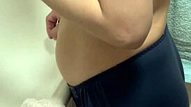 i took bath then licked my soft nipples erect before sex pretty wife